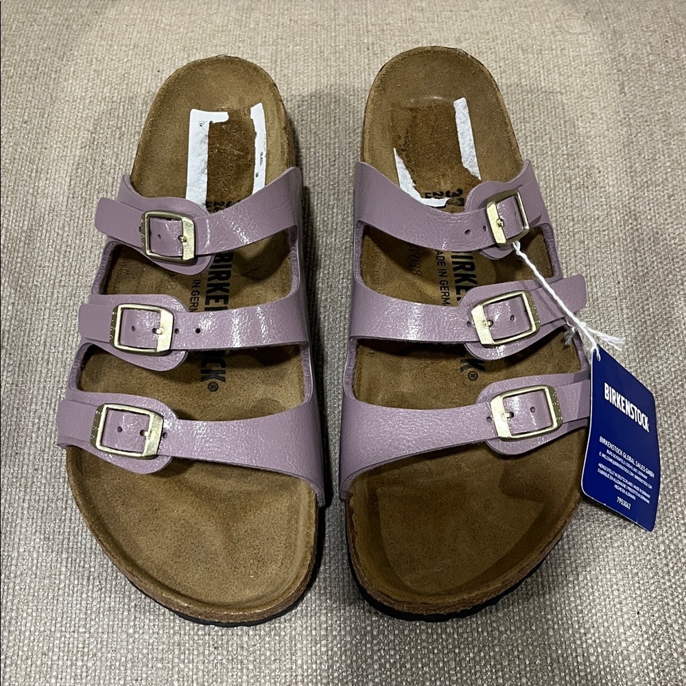 NWT Birkenstock Florida Birkoflor Slide Sandal Size 37 / 7 - Picture 2 of 8